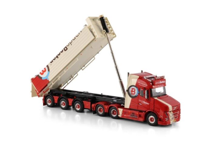   VLASTUIN VT5 6X2 TAG AXLE+TIPPER TRAILER 3 AXLE VAN DE BEETEN EXCLUSIEF TONTOYS OSS - Afbeelding 5