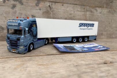   SCANIA R HIGHLINE I CR20H 4X2 REEFER TRAILER  3 AXLE  SNEEPELS TRANSPORT  