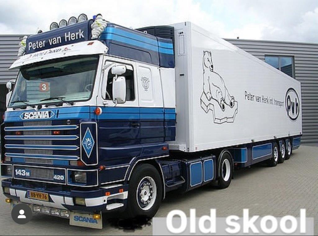 WSI SCANINA 3 SERIE STREMLINE 4X2 MET REEFER TRAILER VAN HERK BLUMEN UND PFLANZEN - Afbeelding 3