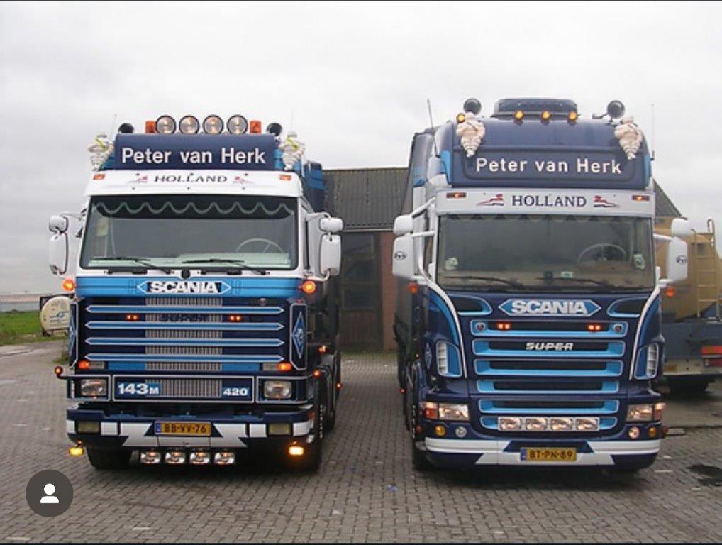 WSI SCANINA 3 SERIE STREMLINE 4X2 MET REEFER TRAILER VAN HERK BLUMEN UND PFLANZEN - Afbeelding 6