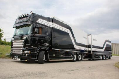 Beghetto - Scania R Streamline Topline combi met 2-assige wipkar