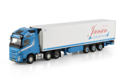 Jansen Urk; VOLVO FH AERO GLOBETROTTER XL 6X2 TWIN STEER REEFER TRAILER - 3 AXLE