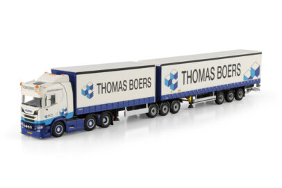Thomas Boers; SCANIA R NORMAL CR20N 6X2 TWIN STEER RIGED TRUCK DRAWBAR ROAD TRAIN - 6 AXLE