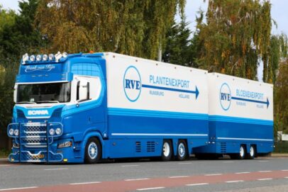 F. van Rijn - Scania NGS 530 Motorwagen met 2-assige wipkar
