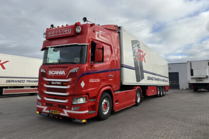 Geranco Transport; SCANIA R HIGHLINE CR20H 4X2 REEFER TRAILER - 3 AXLE