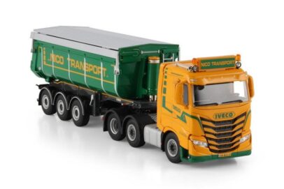 Nico transport; IVECO S-WAY AS LOW 6X2 MIDLIFT AXLE NON STEERING TIPPER TRAILER - 3 AXLE