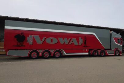 Vowa - Popeye - Scania Next Gen R-Serie Highline met 3-assige koeloplegger