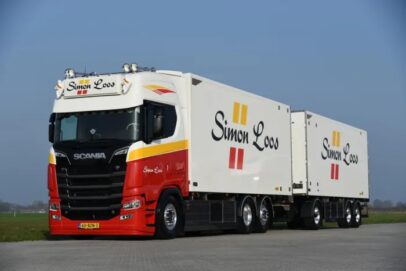 Simon Loos - Scania Next Gen S-serie V8 Highline motorwagen aanhanger (diverse nieuw ontwikkelde onderdelen)