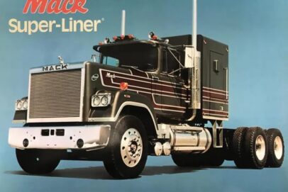 Mack Super-Liner demo (antraciet - Mack Super-Liner 6x4 Model wordt geproduceerd volgens tekening.