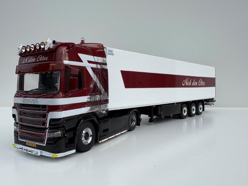 WSI SCANIA R HIGHLINE I CR20H 4X2 REEFER TRAILER -3 AXLE NICK DEN OTTER - Afbeelding 6