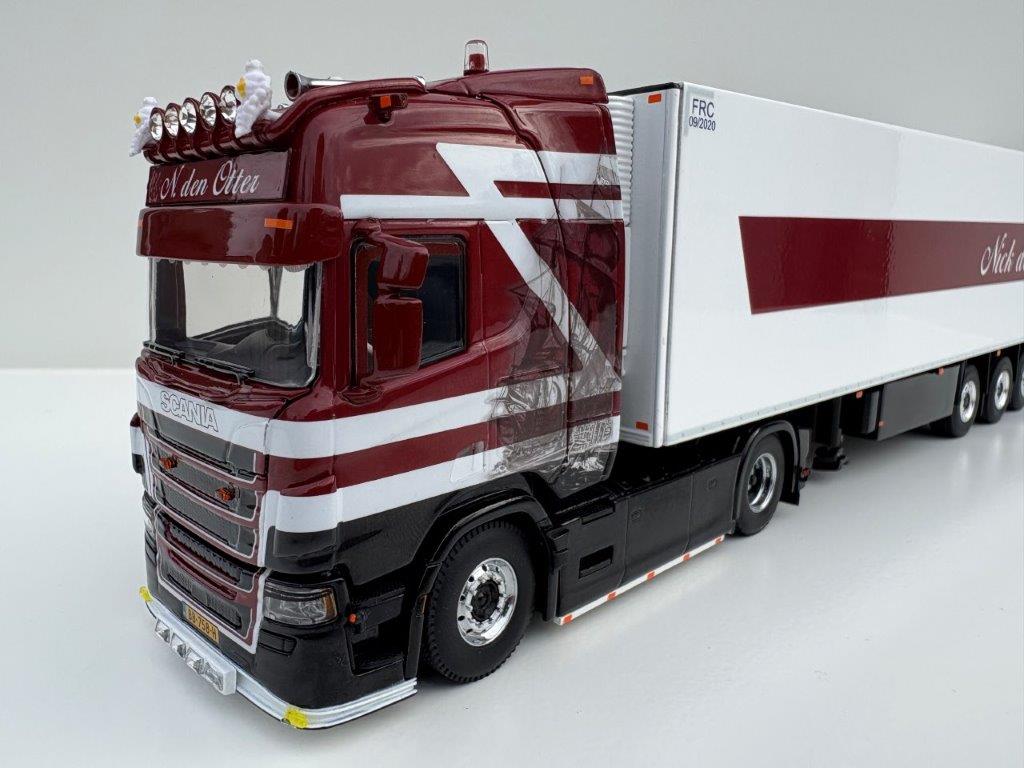 WSI SCANIA R HIGHLINE I CR20H 4X2 REEFER TRAILER -3 AXLE NICK DEN OTTER - Afbeelding 8