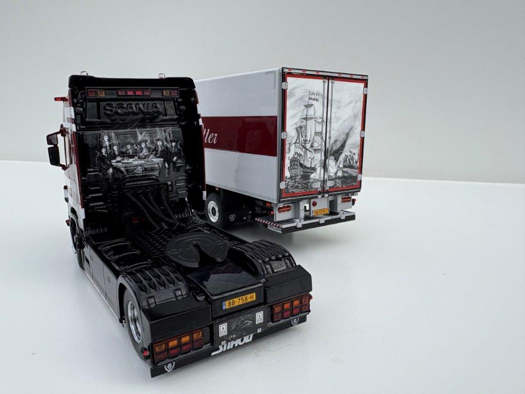 WSI SCANIA R HIGHLINE I CR20H 4X2 REEFER TRAILER -3 AXLE NICK DEN OTTER - Afbeelding 11