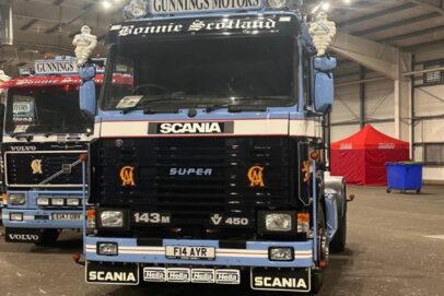 Gunnings - Scania 143 4x2 trekker - verpakt in luxe giftbox