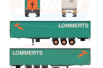 Lommerts - Losse 3-assige schuifzeilen oplegger